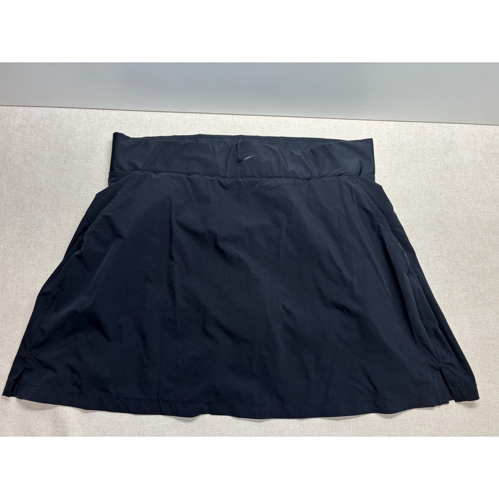 Nike Skort Womens XL Black Bliss Lux Training Tennis Golf Skirt Dri Fit Lined